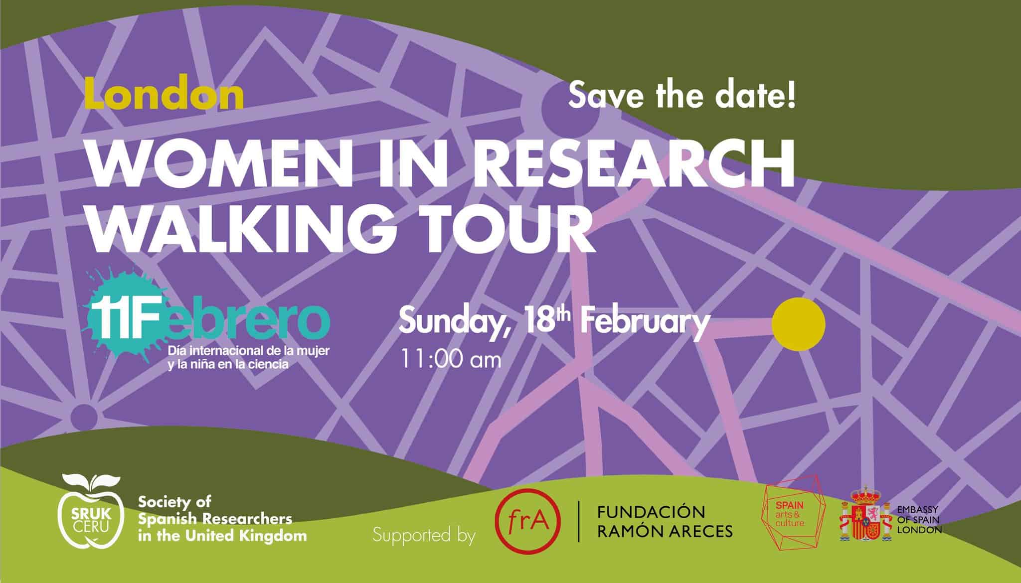 Women In Research Walking Tour London 2024 SRUK CERU   202401 11f Save The Date 18f 